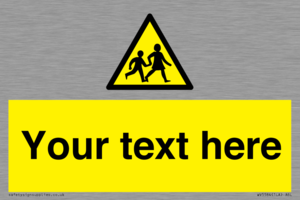 Custom Warning children Sign